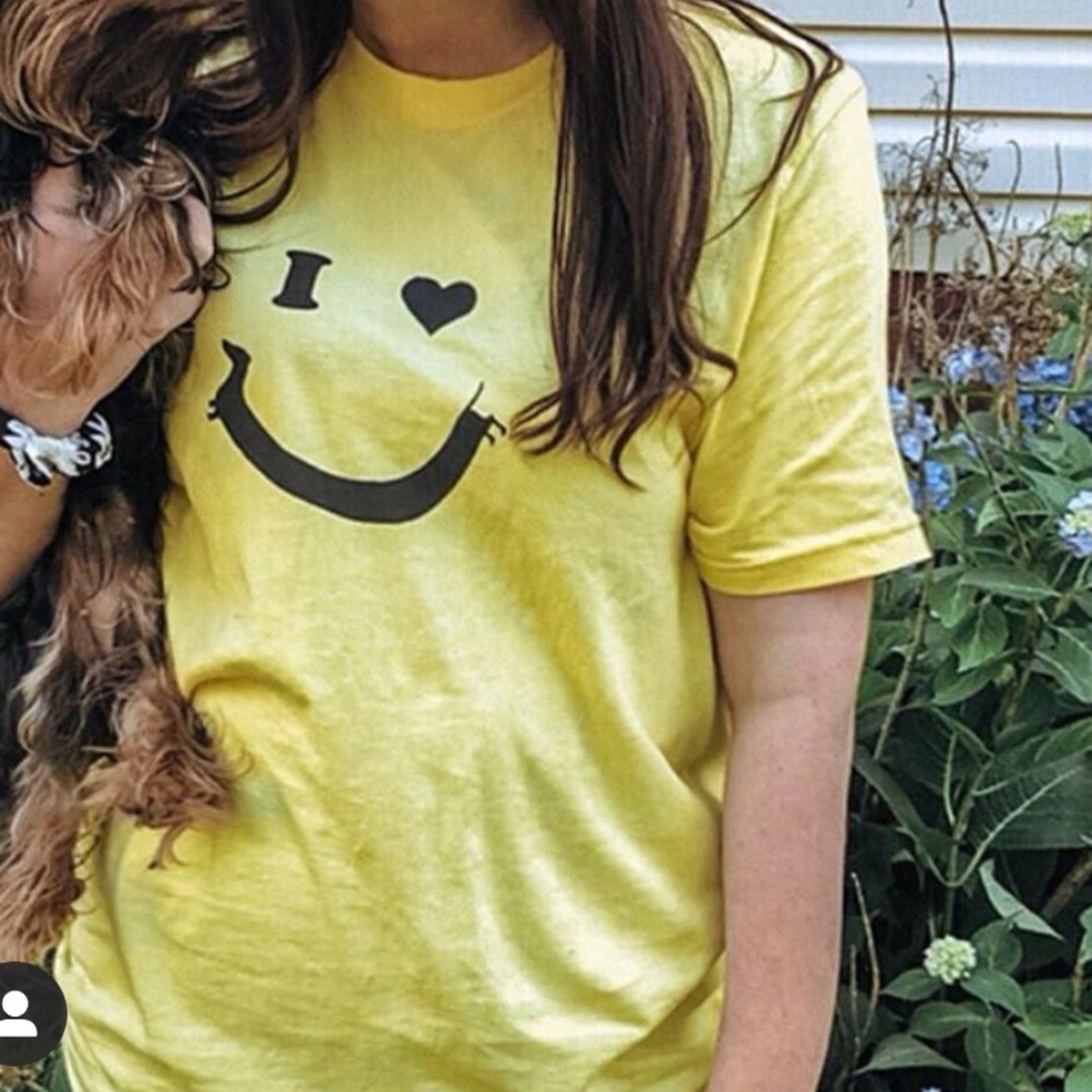 Weenie Dog Happy face Tee